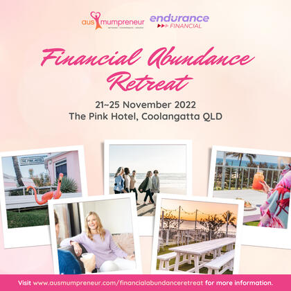Financial Abundance Retreat Poster